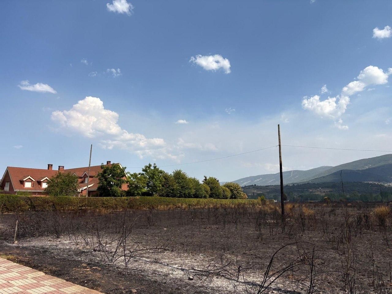 Incendio en Villaverde de los Cestos. / ILEÓN