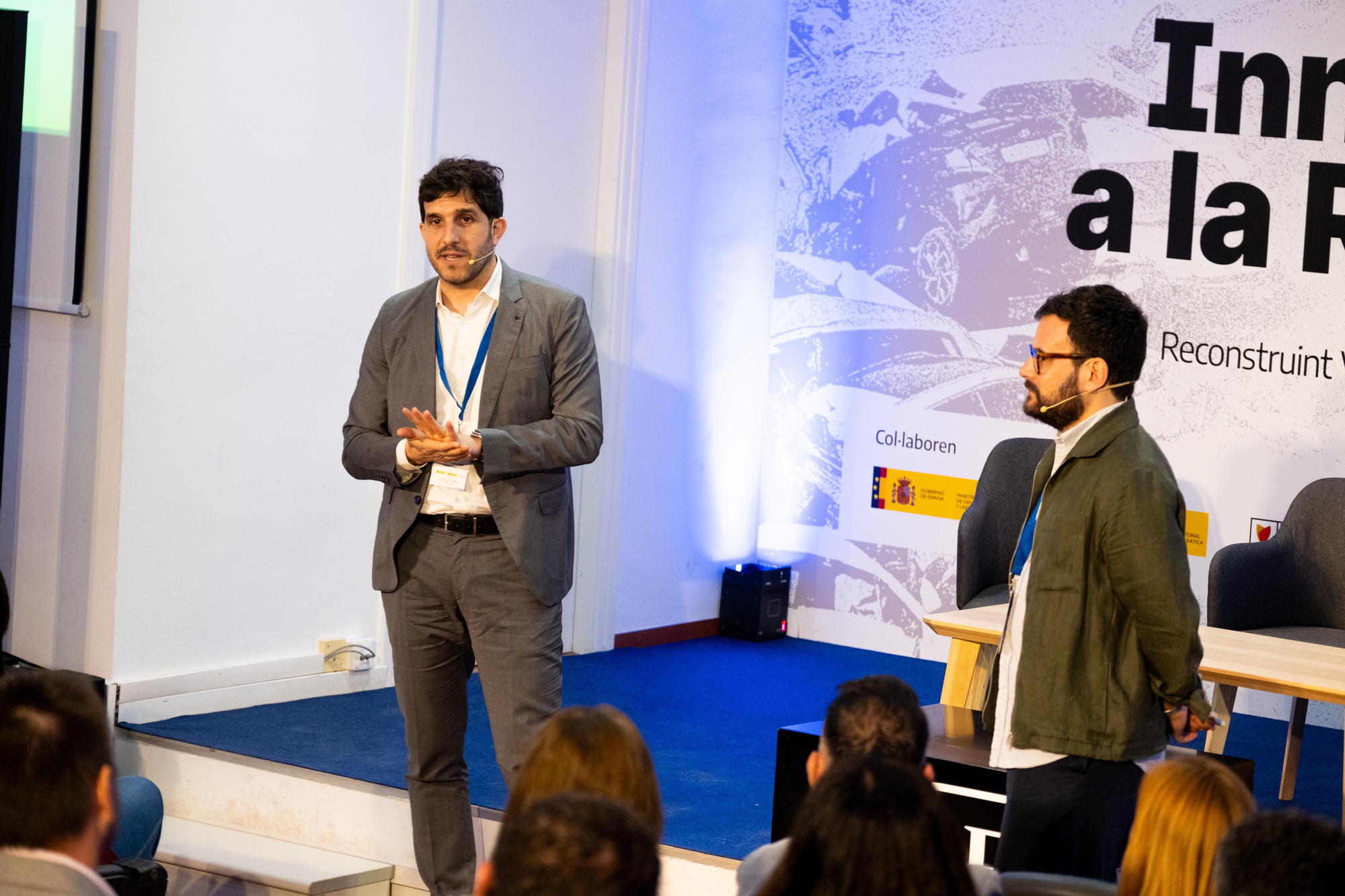 Sergi Pitarch junto a Ramon Marrades.