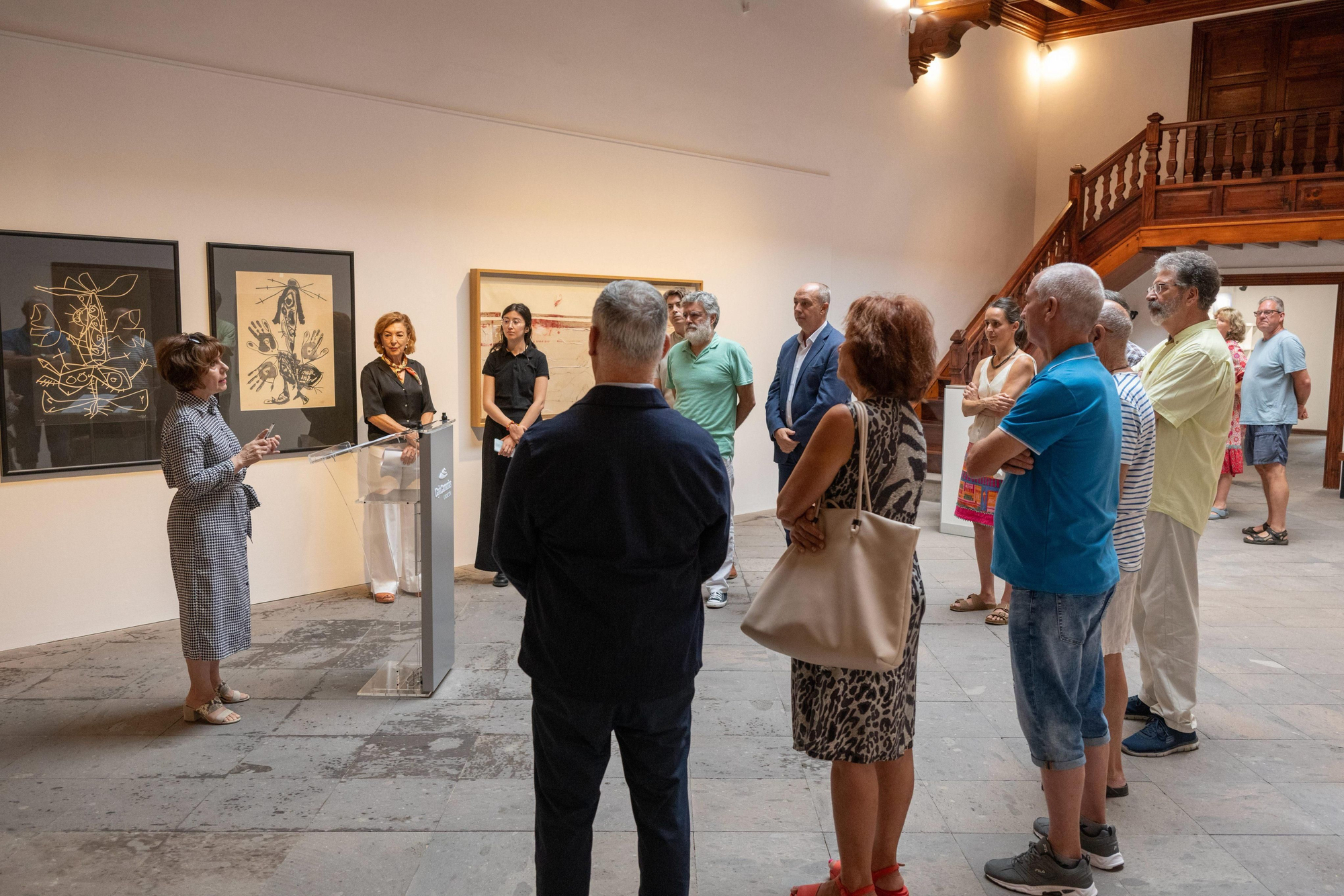 La Fundación CajaCanarias inaugura la exposición ‘Espacios intermedios. El dibujo. Colección de Arte CajaCanarias’ en el Espacio Cultural de Santa Cruz de La Palma.