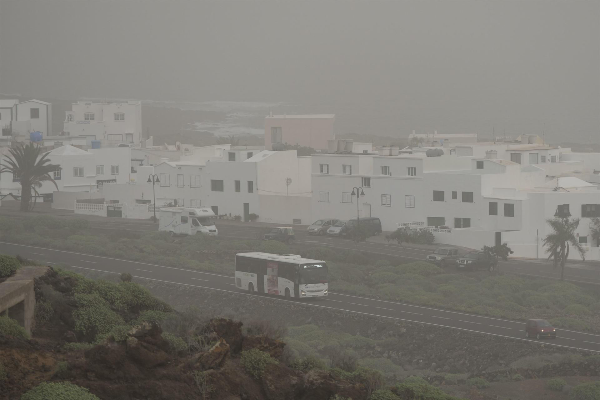 Imagen del malpaís de Órzola, en Lanzarote.