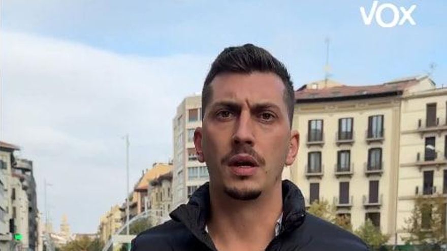 El dirigente de Vox denunciado por la Fiscalía por un delito de odio, Óscar Téllez.