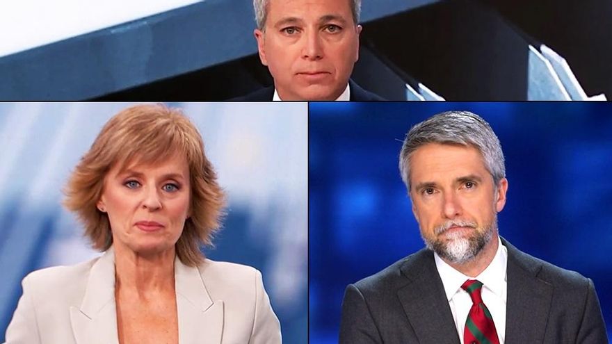 Un año de duelo Carazo - Franganillo a la sombra de Vallés: así van las audiencias del 'Telediario' e 'Informativos Telecinco'