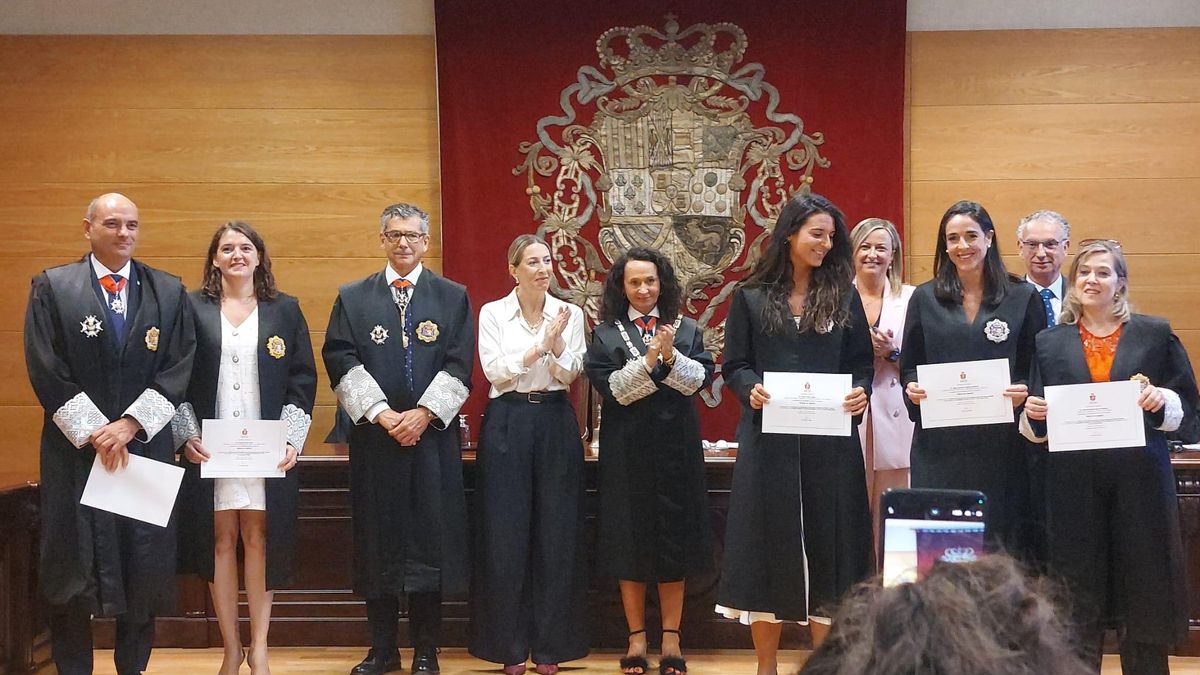 La presidenta del TSJEx, María Félix Tena, en la apertura del año judicial