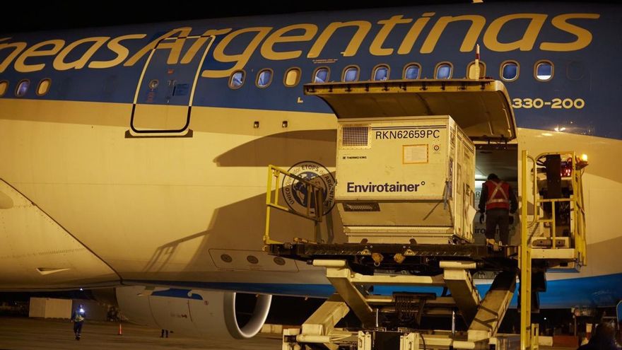 Llegaron otras 768.000 Sinopharm y la Argentina supera las 28 millones de vacunas recibidas