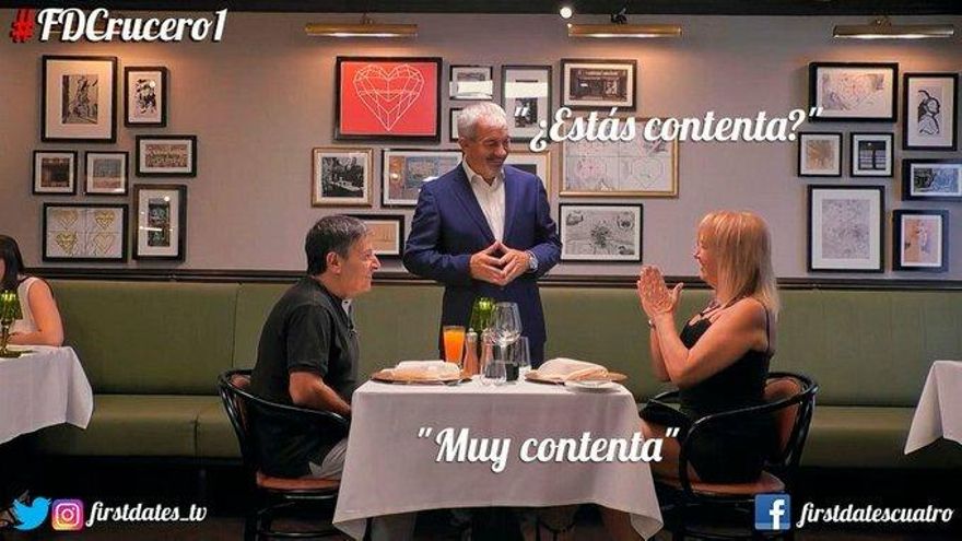 Jero y Adriana en el crucero