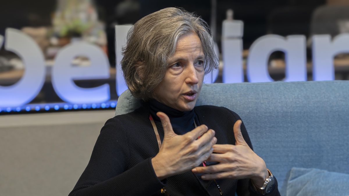 La neurocientífica Liset Menéndez de la Prida, durante la entrevista.