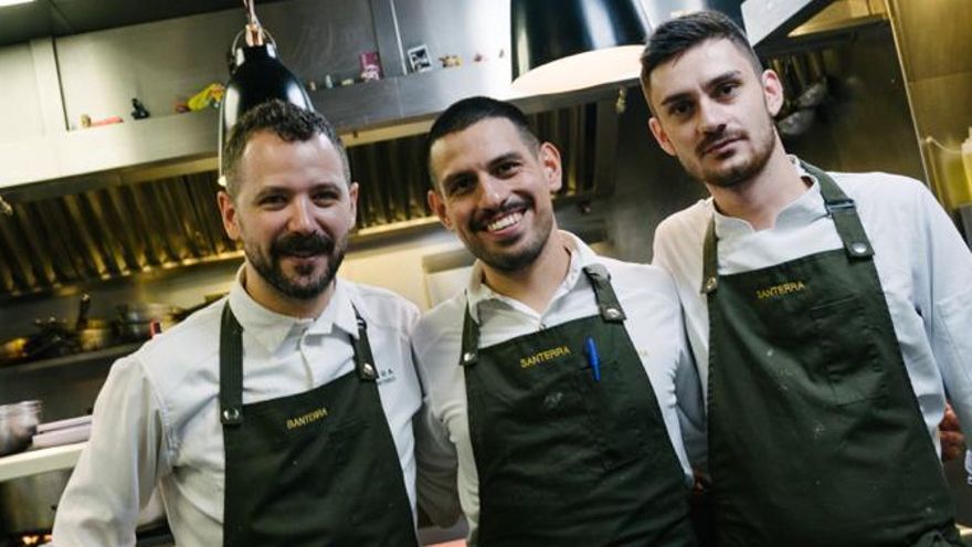 Miguel Carretero y parte de su equipo