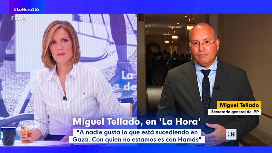 Tellado, contra Intxaurrondo tras hablar en RTVE de la posición del PP sobre Gaza: "Su pregunta es tremendamente irresponsable"