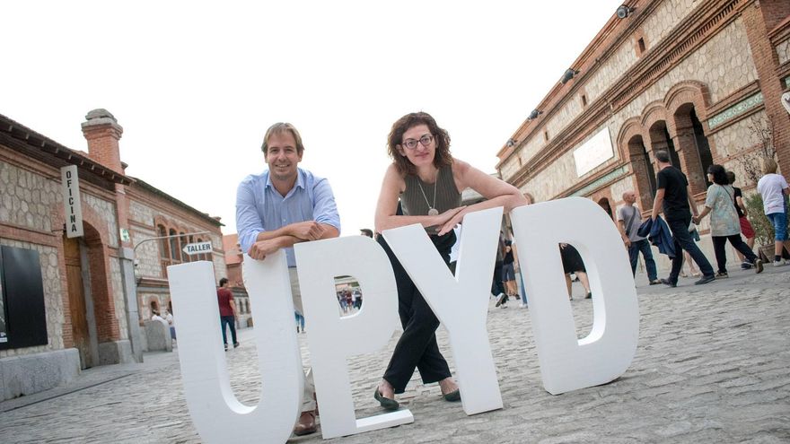 El líder de UPyD, Cristiano Brown, y la eurodiputada Maite Pagazaurtundúa.