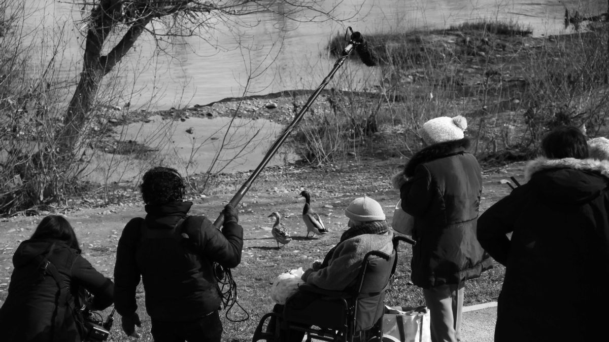 Rodaje de 'Caídos del zielo'