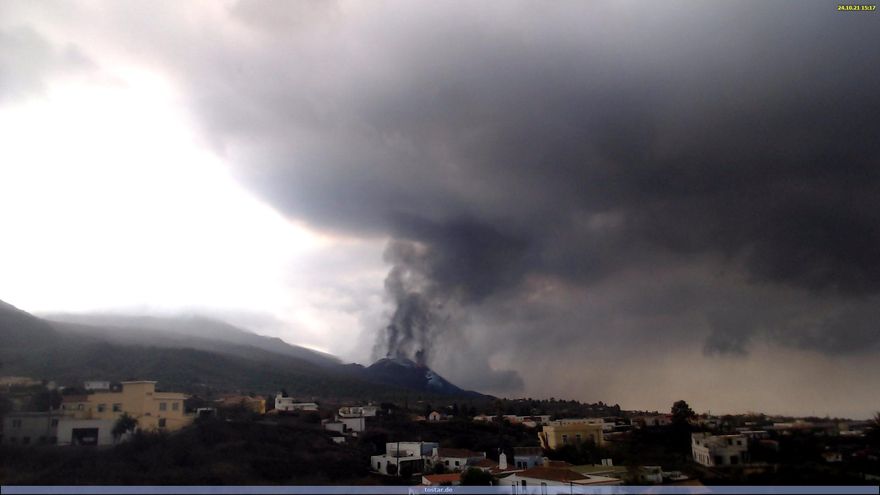 Lluvias ocasionales este lunes en el norte y este de La Palma