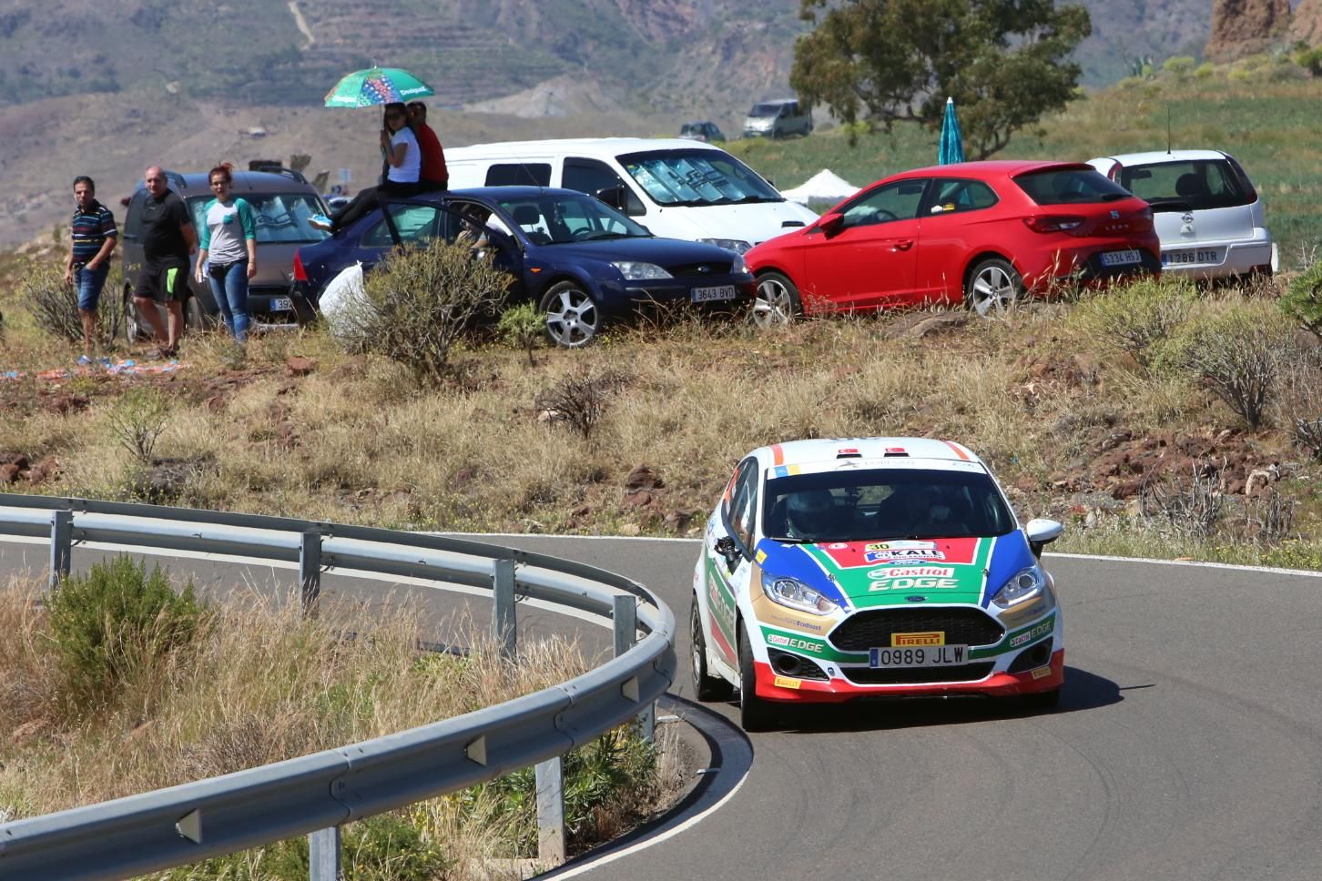 Imágenes del tramo de Santa Lucía del Rally Islas Canarias. (Alejandro Ramos).