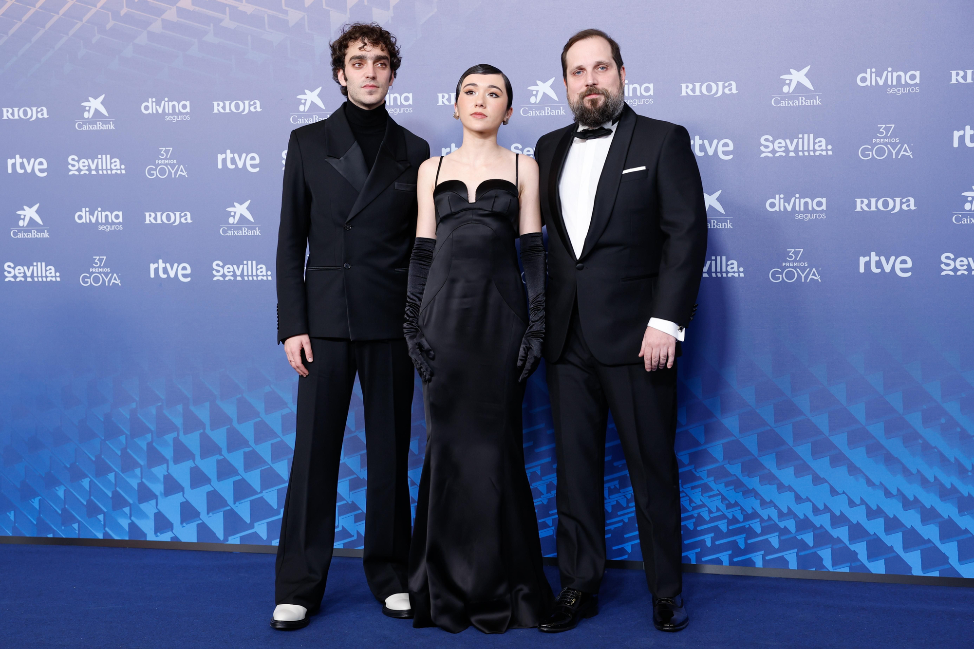 Nacho Sánchez, Zoe Stein y Carlos Vermut, intérpretes y director de 'Mantícora'