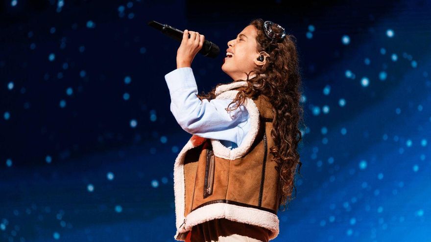 Así ha sido la actuación de Sandra Valero con 'Loviu', segunda clasificada en Eurovisión Junior 2023