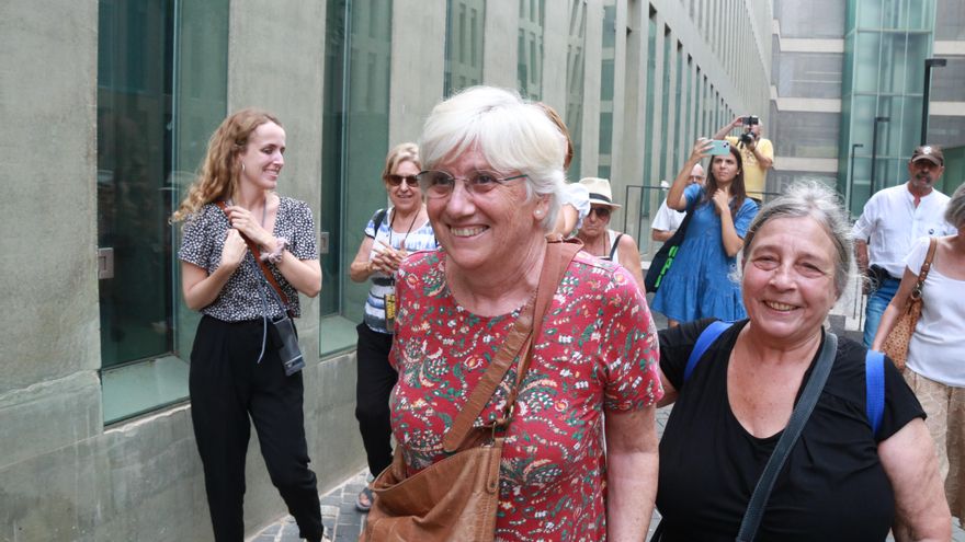 La eurodiputada de Junts Clara Ponsatí queda en libertad tras ser detenida en Barcelona