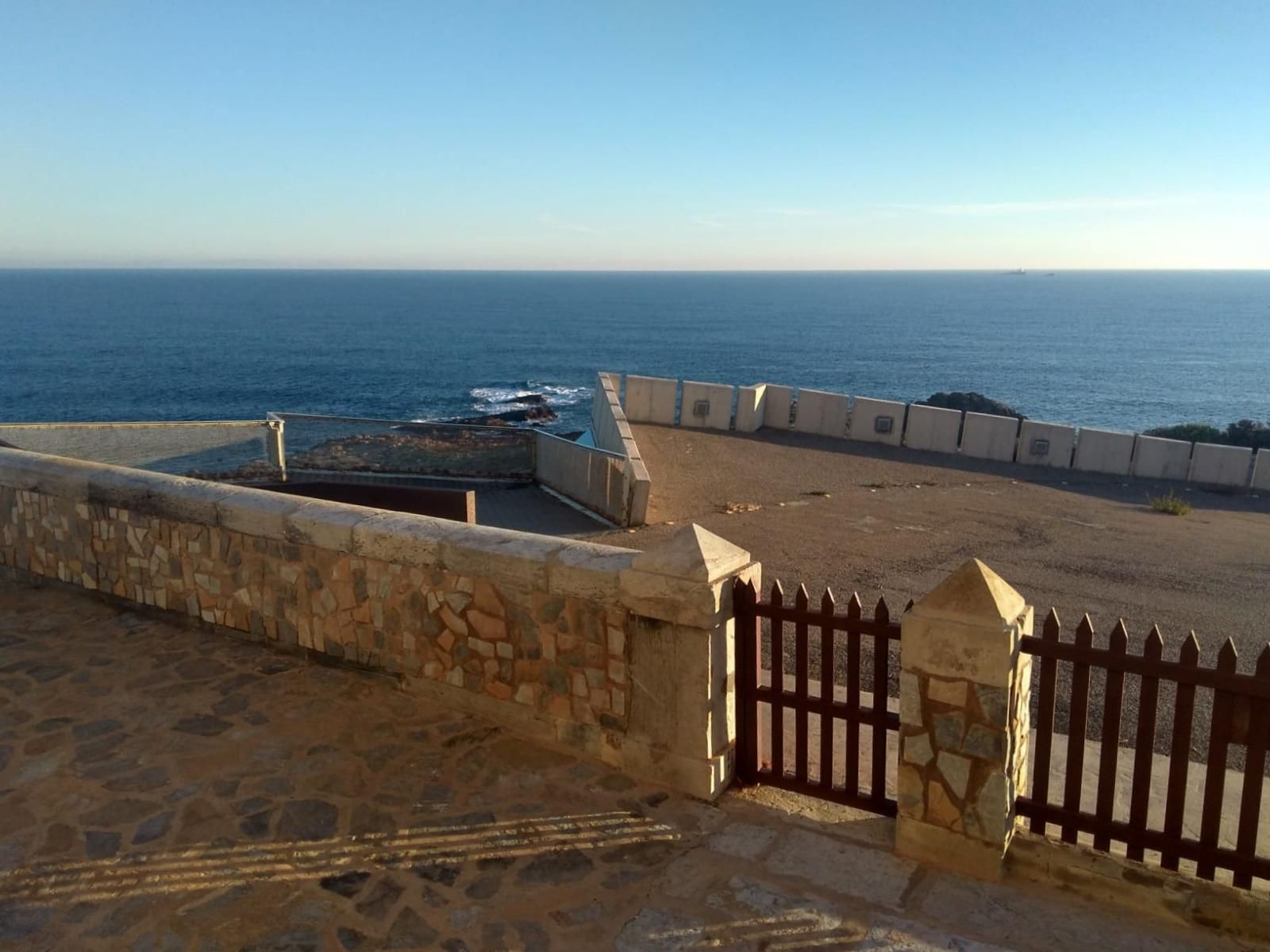 Vistas desde la entrada del faro de Cabo de Palos
