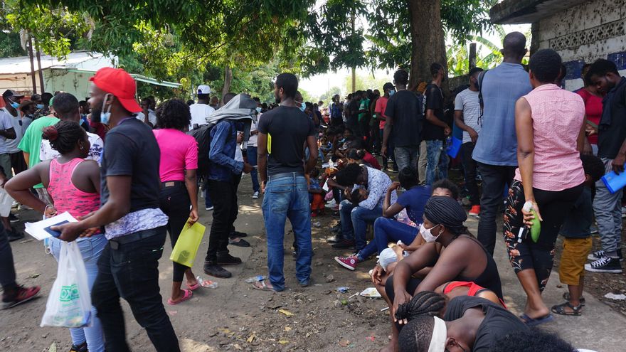 Una nueva ola de migrantes haitianos llega a la ciudad mexicana de Tapachula