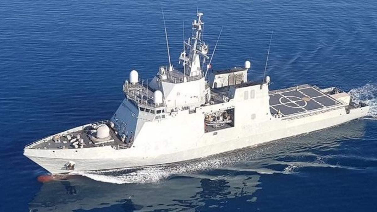 El buque 'Rayo' de la Armada.