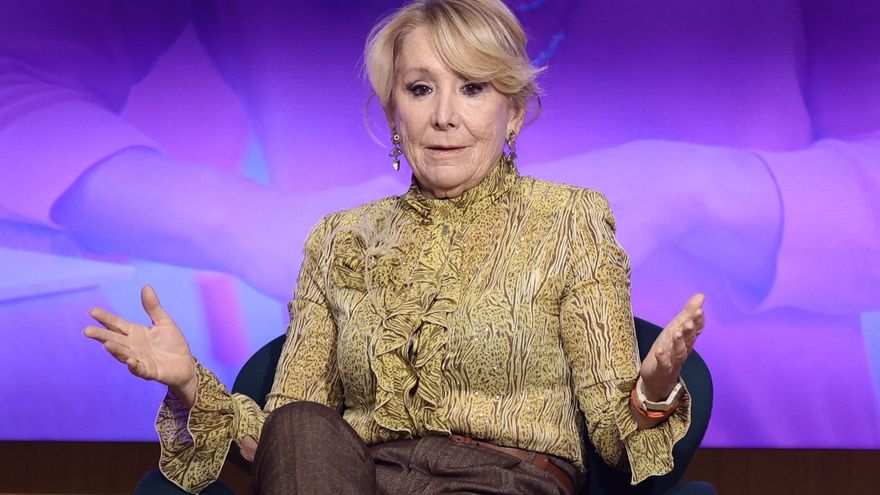 Archivo - La expresidenta de la Comunidad de Madrid Esperanza Aguirre.