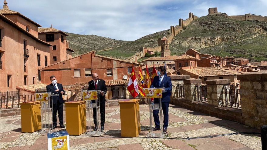 Reunión de los presidentes de Aragón, Castilla La Mancha y Castilla y León en Albarracín