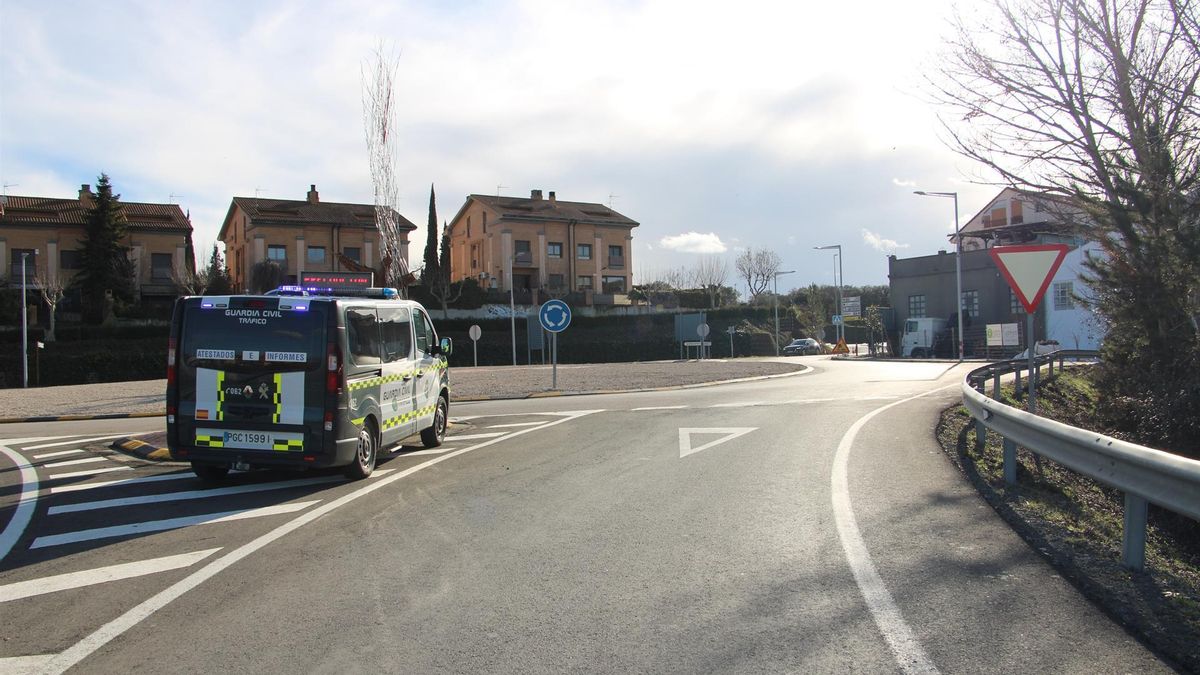 Investigado un conductor tras atropellar a un ciclista en el término municipal de Barbastro
