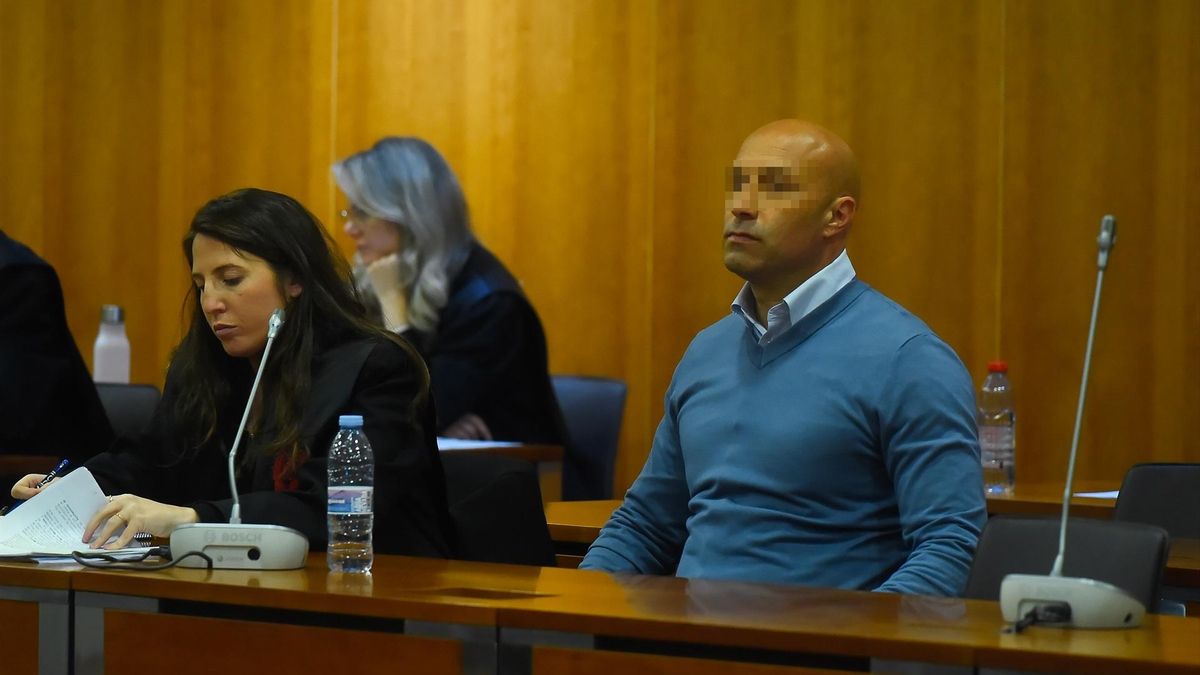 Marcos R.A., durante la celebración del juicio en el que ha sido condenado.