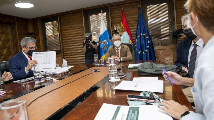 Los Presupuestos canarios para 2022 crecen hasta los 9.098 millones y contemplan aliviar la carga fiscal a los afectados por el volcán