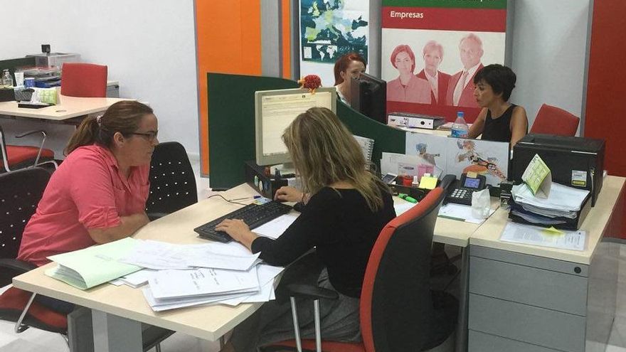 Oficina del Servicio Andaluz de Empleo (SAE), en una imagen de archivo.