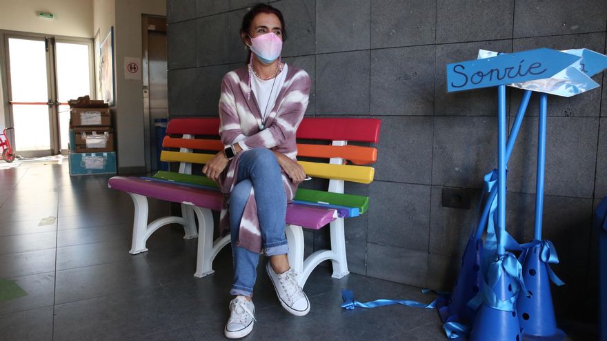 La directora del CEIP La Laguna, Mónica Viña.