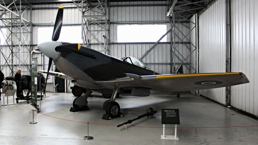 El mítico Spitfire en el National Air Museum.