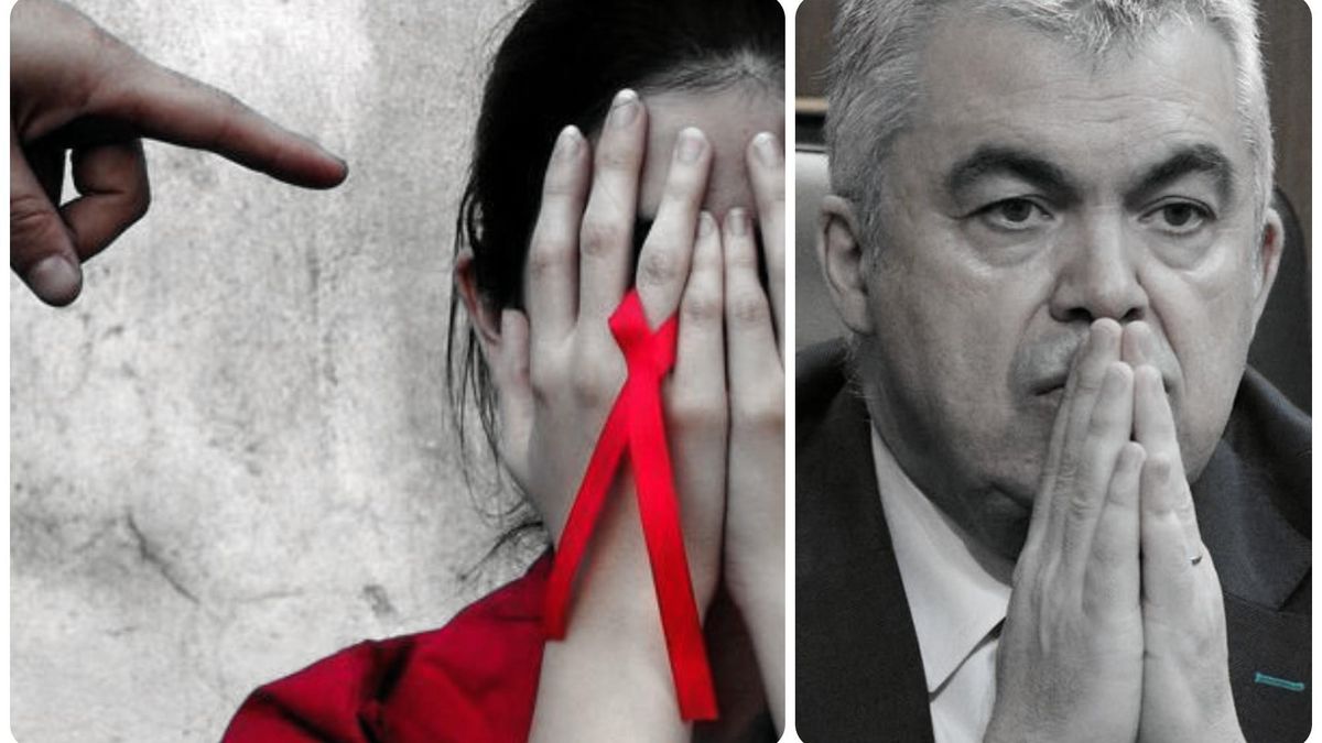 El estigma persigue a los enfermos de sida y a Santos Cerdán (por la corrupción).