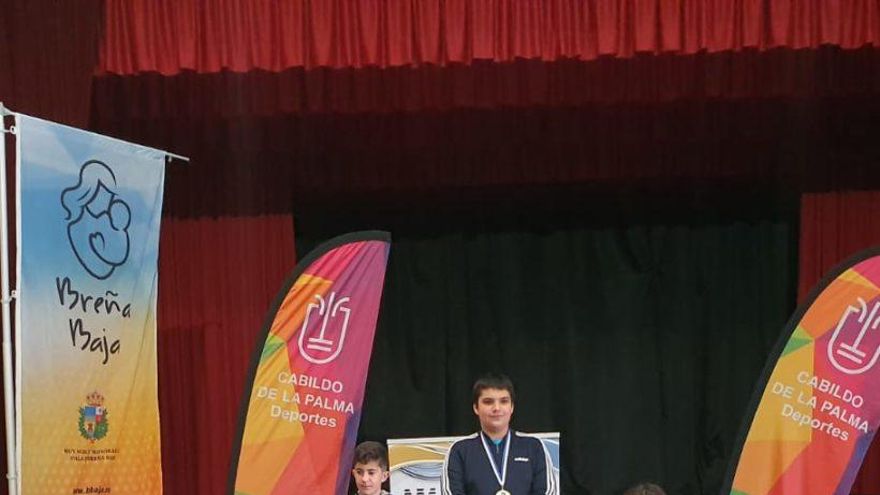 Ajedrecistas el campeonato  por edades de La Palma.