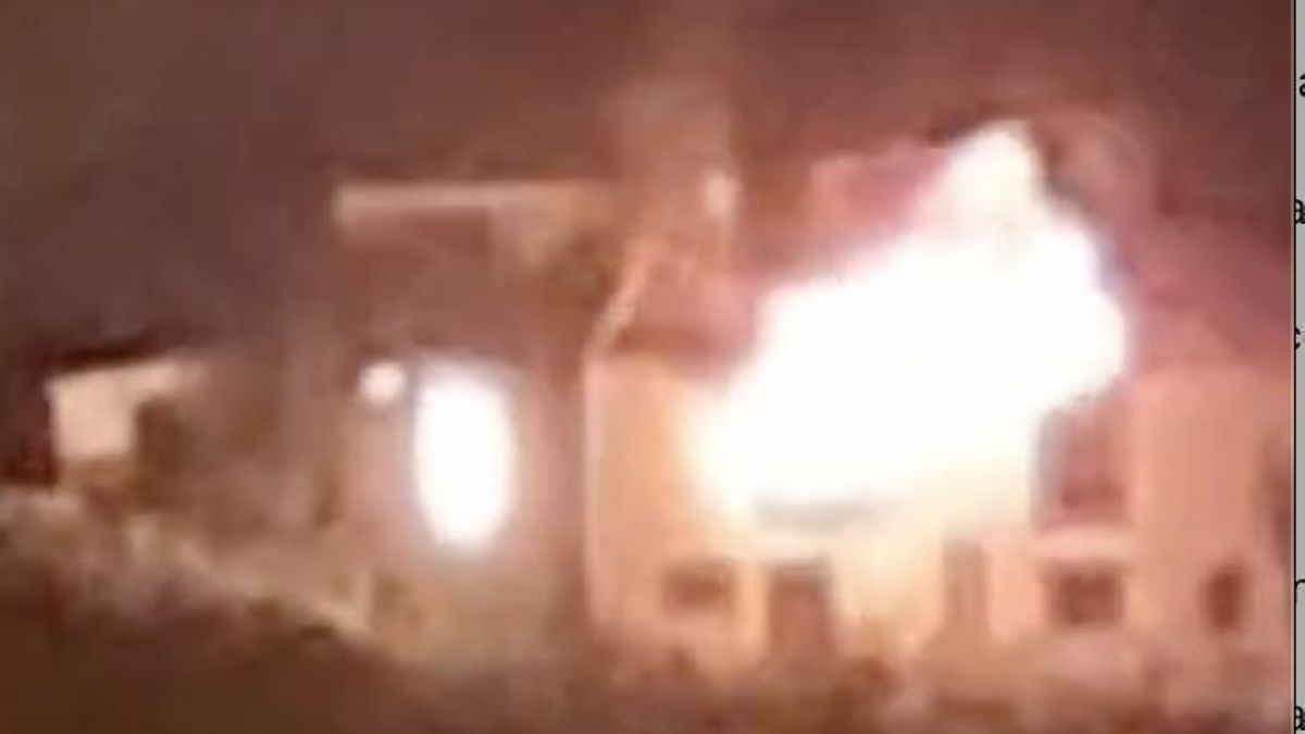 Arde una casa cerca del Risco de La Concepción