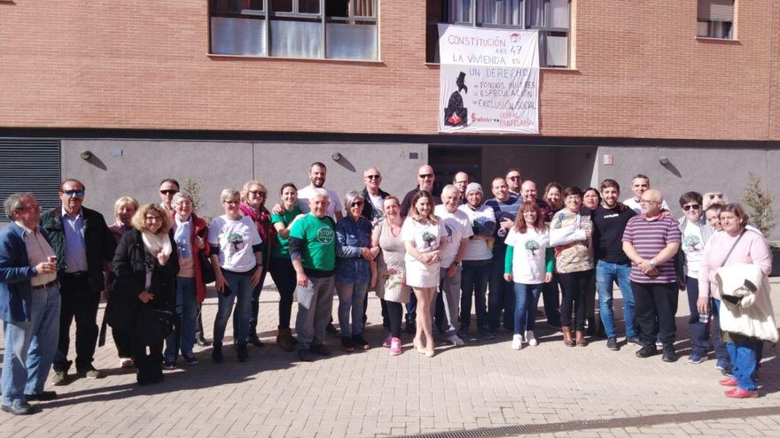 Protesta de los vecinos del barrio del Raval Universitari de Castelló.