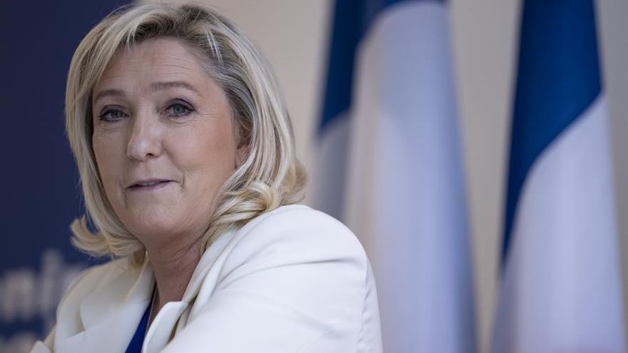 En la imagen, Marine Le Pen.