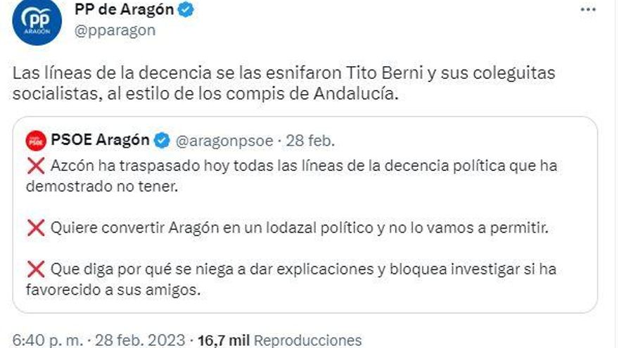 El PP aragonés introduce la “estrategia Ayuso” y calienta la precampaña aragonesa