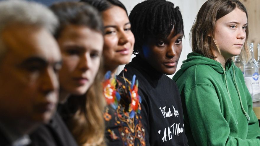 Greta Thunberg, en Davos: "Las élites dan prioridad a la codicia y a los beneficios a corto plazo sobre las personas y el planeta"