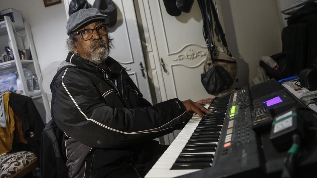 Eudaldo Antúnez, la semana pasada en su vivienda de Córdoba