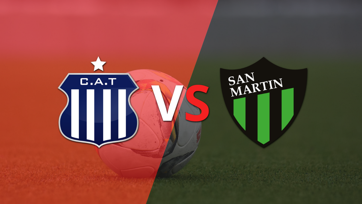 EN VIVO: Empate 0-0 en el segundo tiempo entre Talleres y San Martín (SJ)