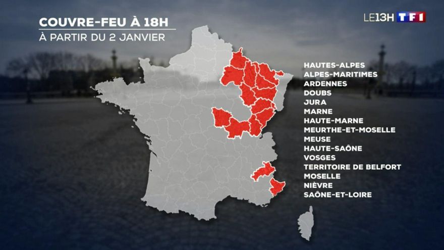 Zonas afectadas por las nuevas restricciones