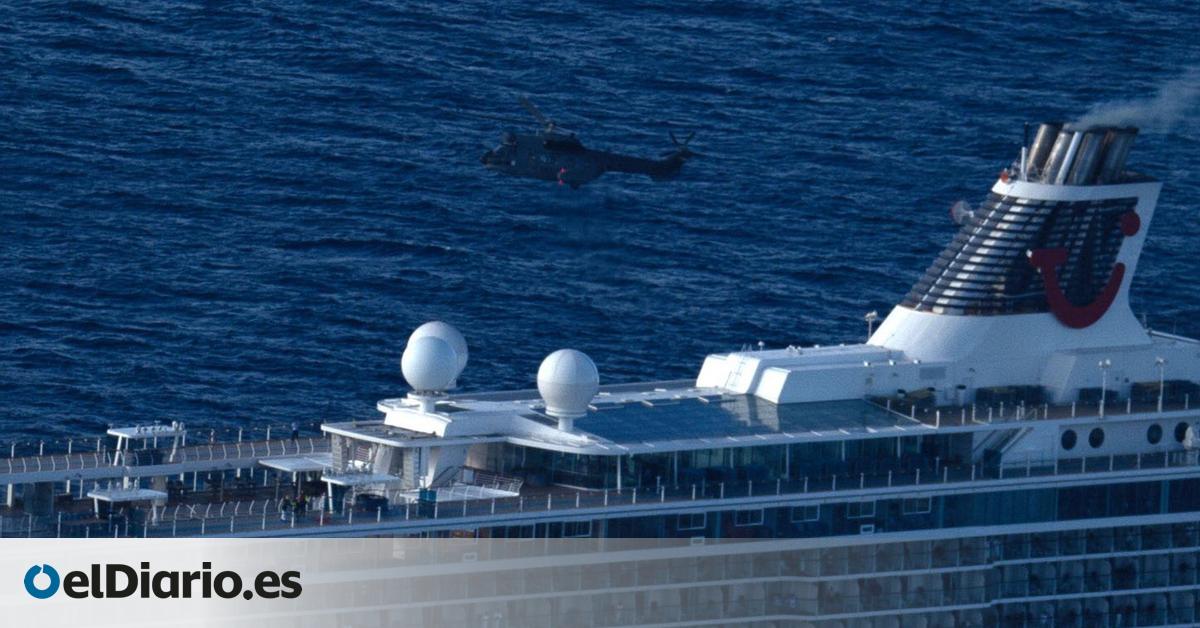 Evacuada a Gran Canaria en helicóptero a una pasajera de un crucero alemán por una peritonitis