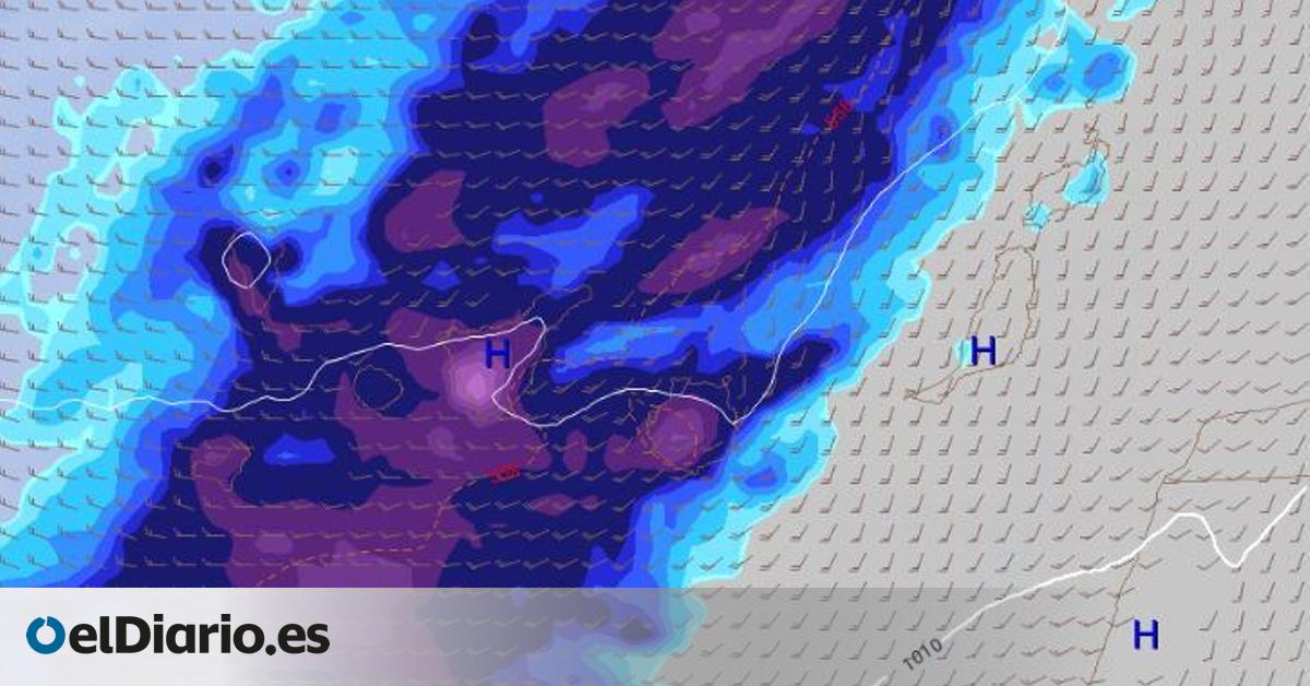 Canarias empieza el año con un aluvión de avisos amarillos por la borrasca Francis