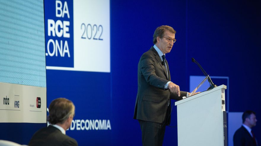 El presidente del PP, Alberto Núñez Feijóo.