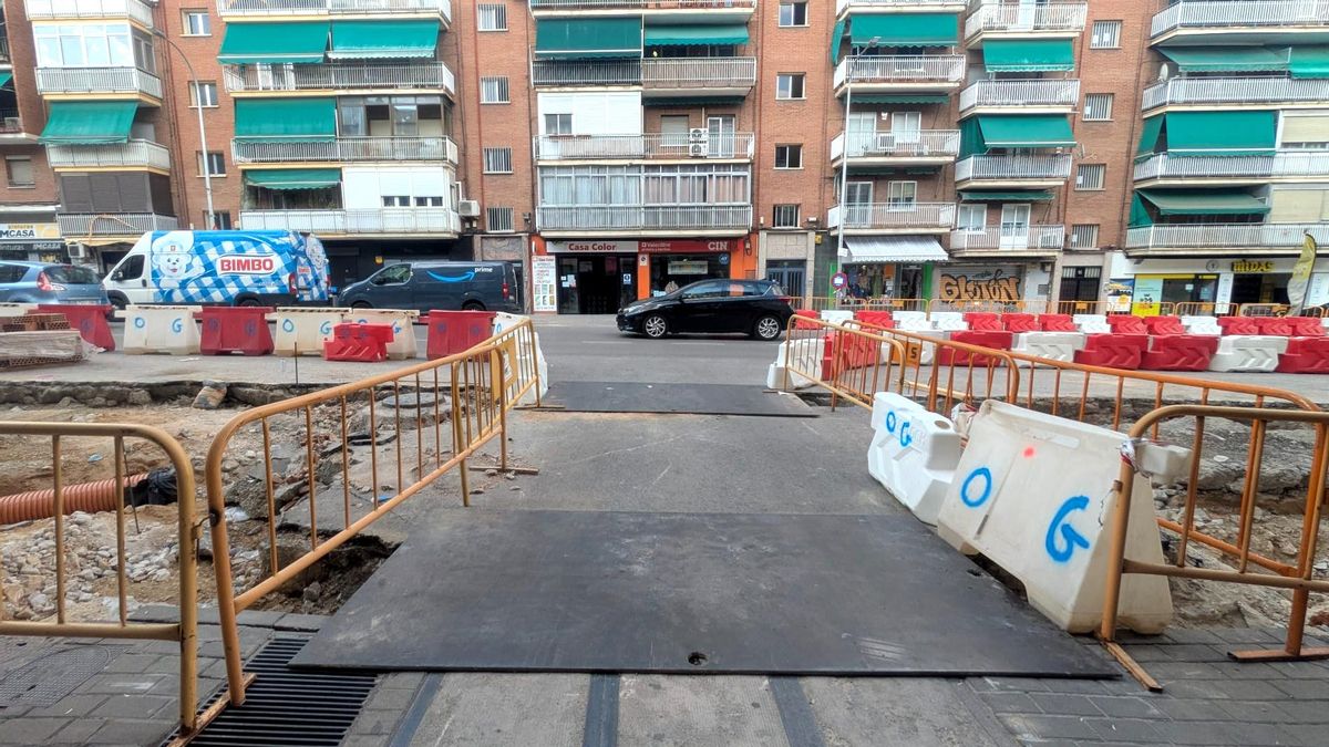 Verano de obras a 40 grados en Oporto, que transforma Carabanchel desde su epicentro: "Casi todo está cortado"