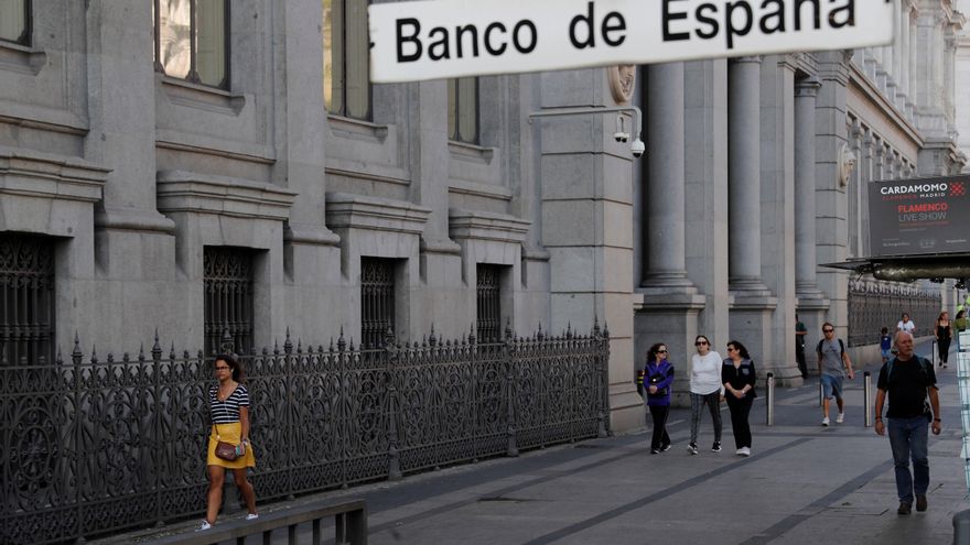Fachada del Banco de España, en Madrid. EFE/Chema Moya/Archivo