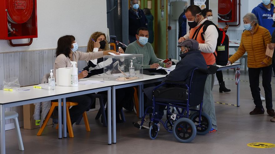 Votación en Madrid