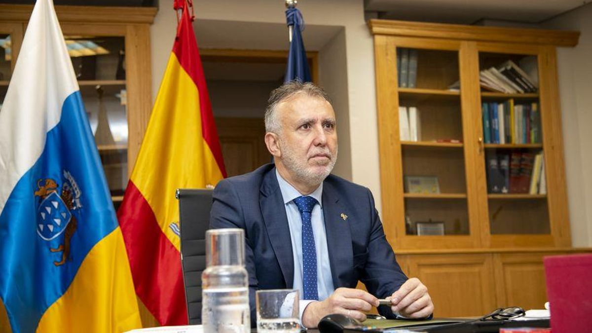 El presidente del Gobierno de Canarias, Ángel Víctor Torres