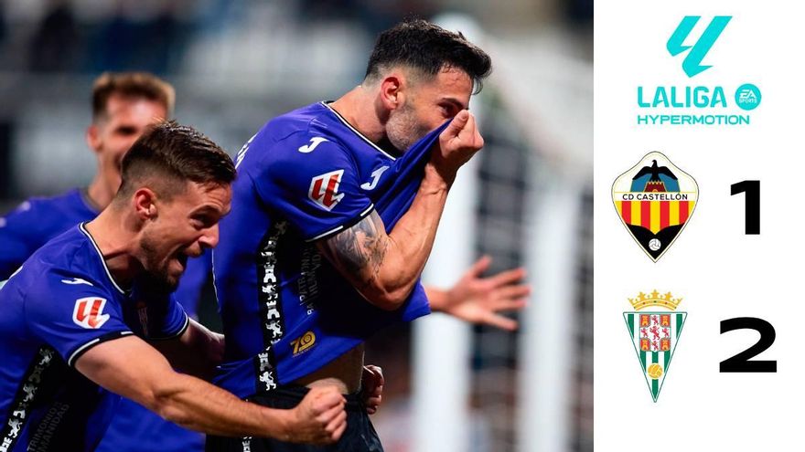 El Córdoba CF vuelve a creer en Castalia y vence al CD Castellón