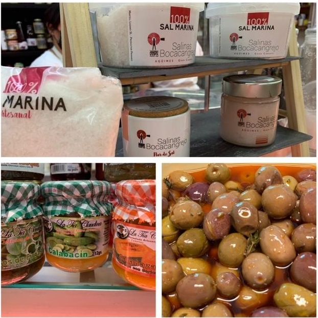 Productos varios a la venta en el local