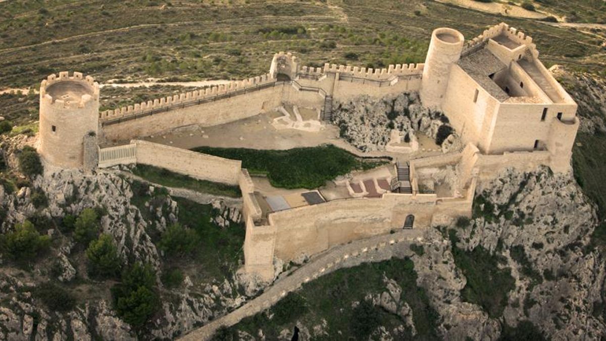 El castillo de Castalla, en Alicante.